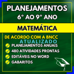 Plano de Aula MATEMÁTICA 6º ao 9º ano