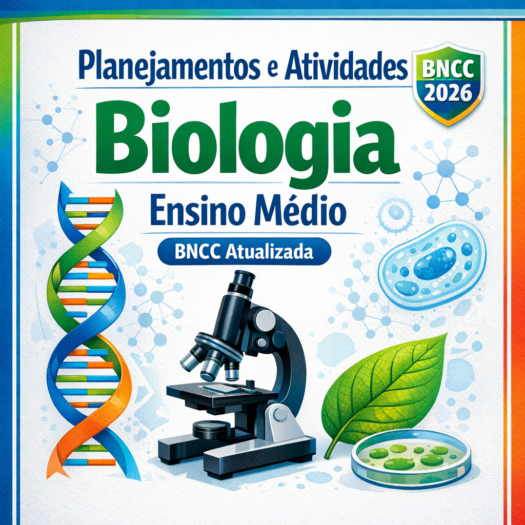 Planos de Aula e Atividades Biologia Ensino Médio BNCC Atualizada