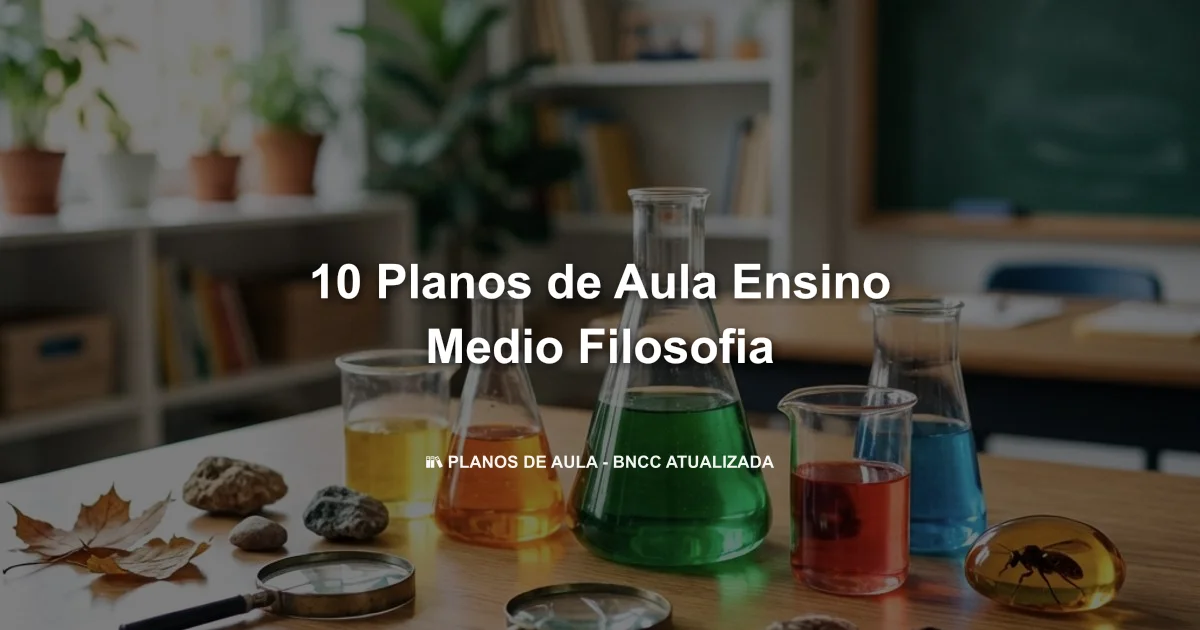 10 Planos De Aula Ensino Medio Filosofia
