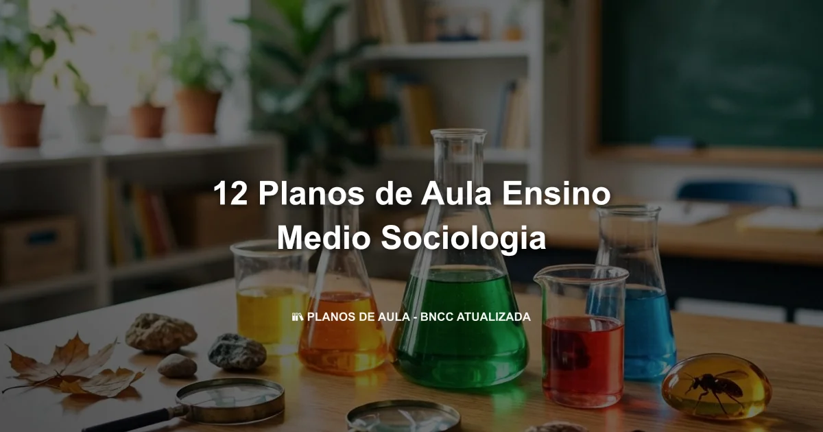 12 Planos De Aula Ensino Medio Sociologia