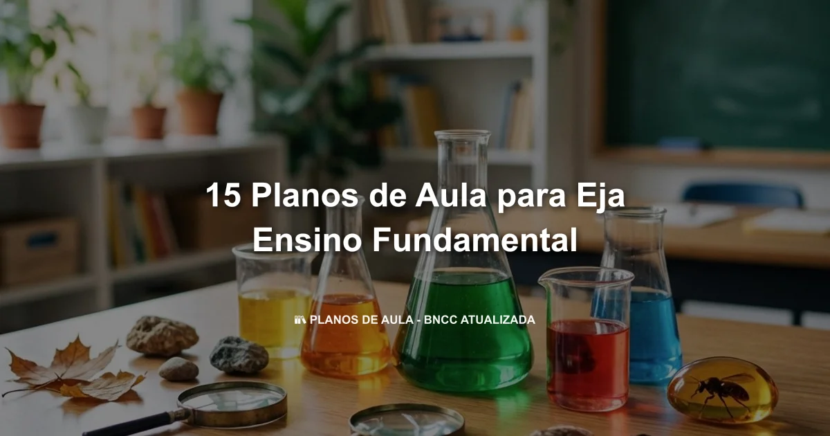 15 Planos De Aula Para Eja Ensino Fundamental
