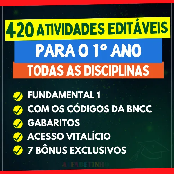 Atividades 1º Ano Ensino Fundamental BNCC 2025