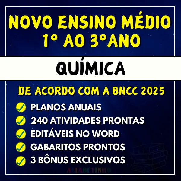 Planejamentos e Atividades Química Ensino Médio BNCC 2025