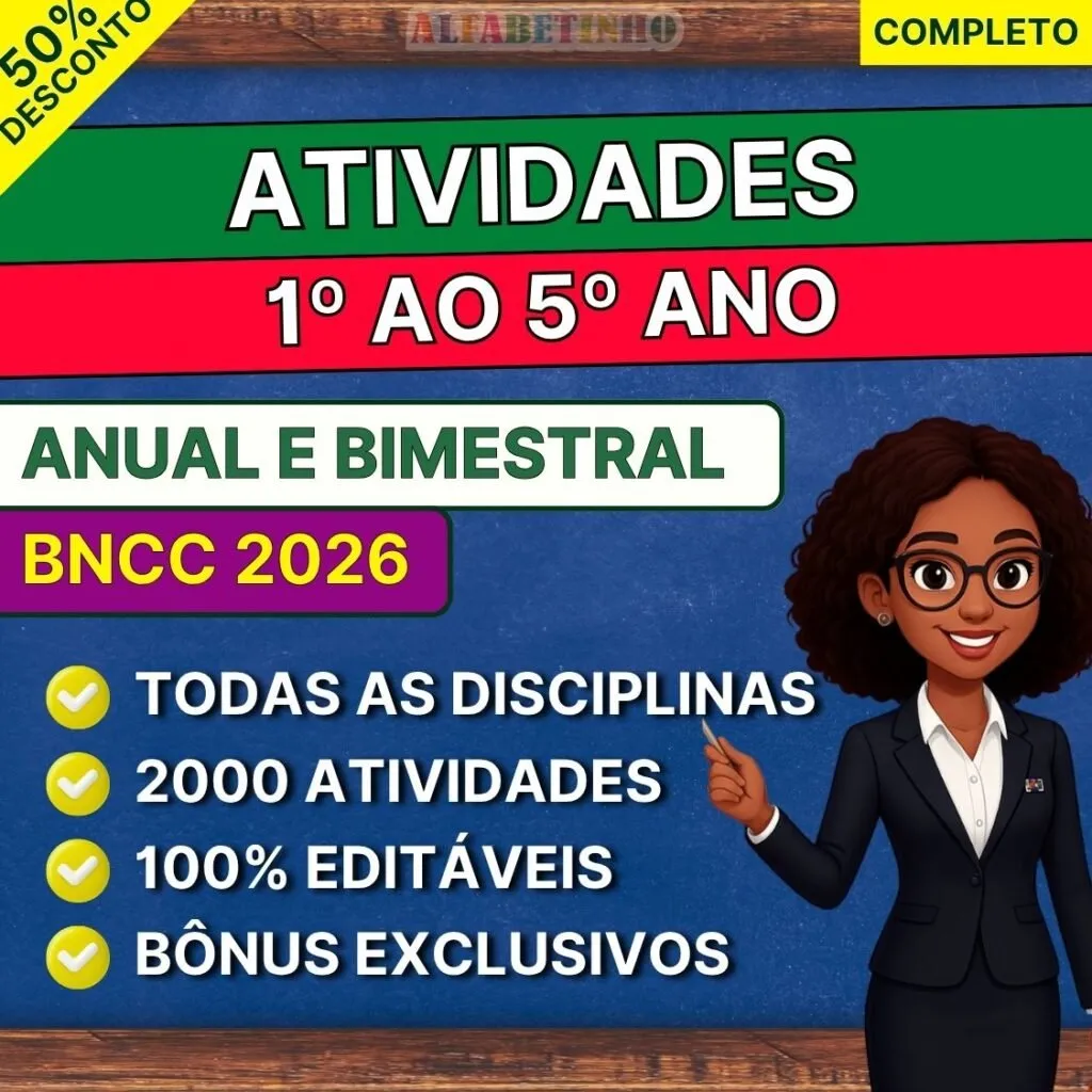 Atividades - 1º ao 5º ano - BNCC 2026