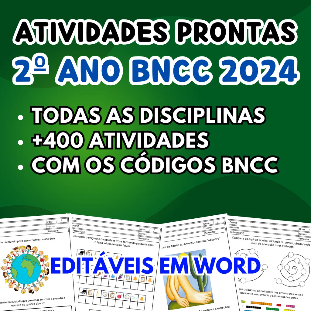 Atividades - 2º Ano Fundamental - BNCC 2024