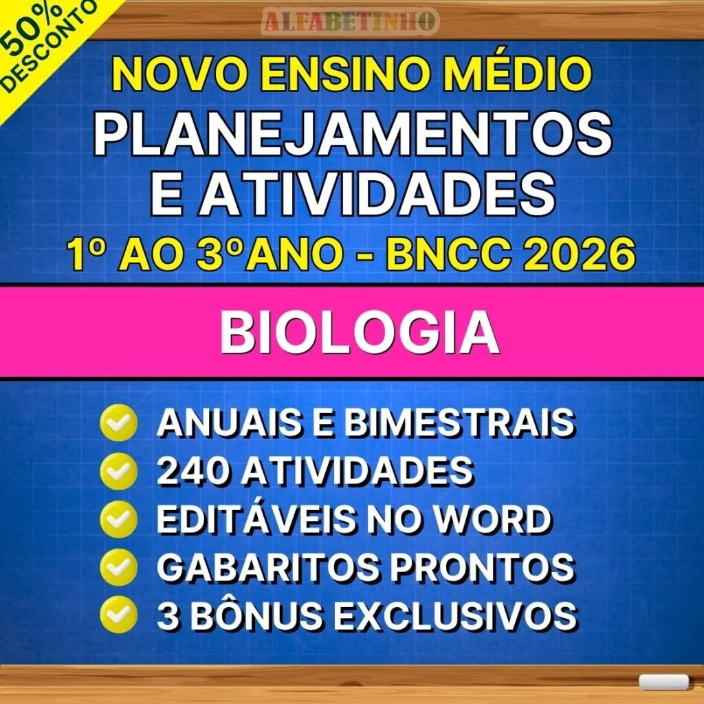 Aulas e Atividades Prontas de Biologia — Ensino Médio