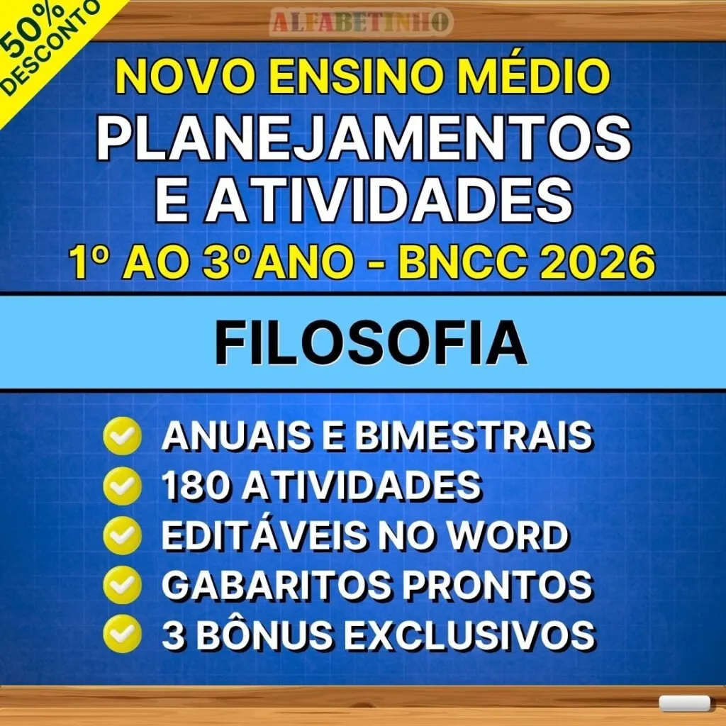 Planos de Aula e Atividades de Filosofia — Ensino Médio