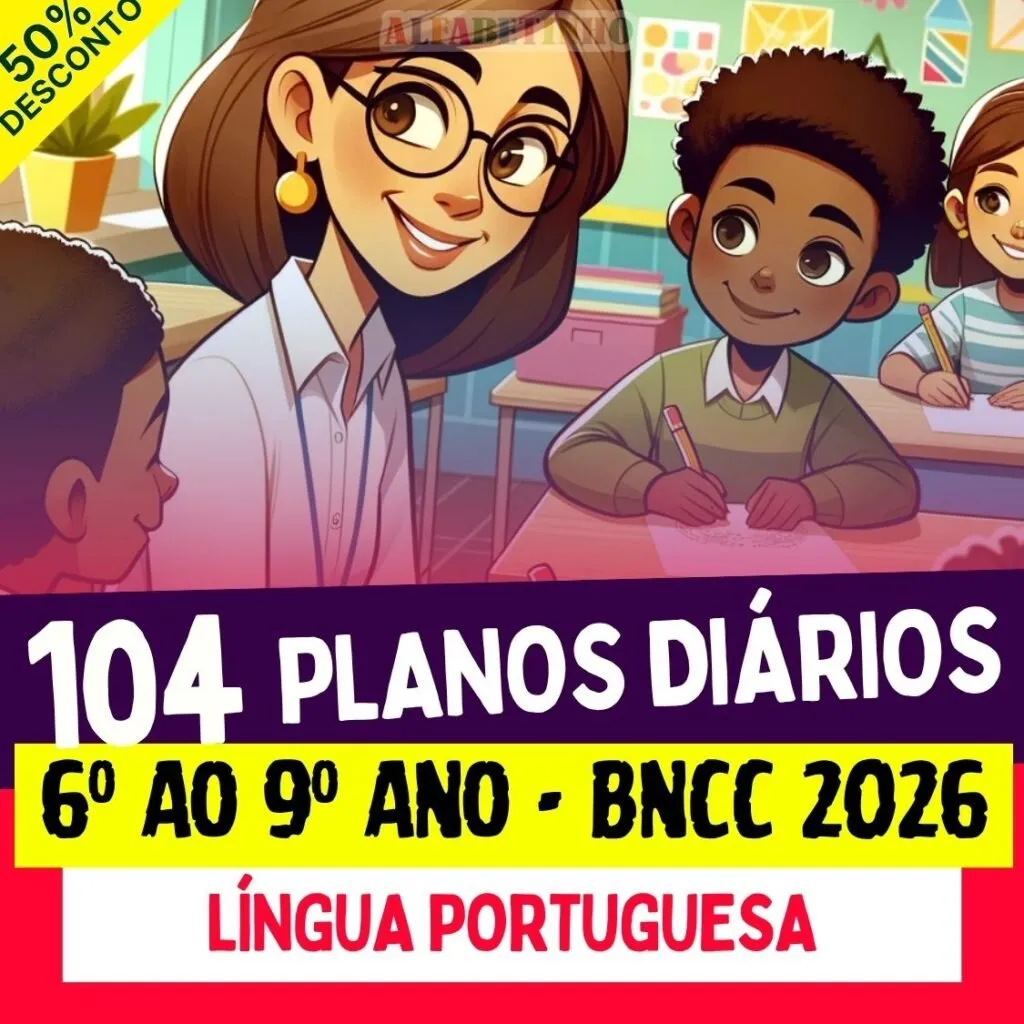 PLANOS DIÁRIOS - LÍNGUA PORTUGUESA - 6º ao 9º ano - BNCC 2026