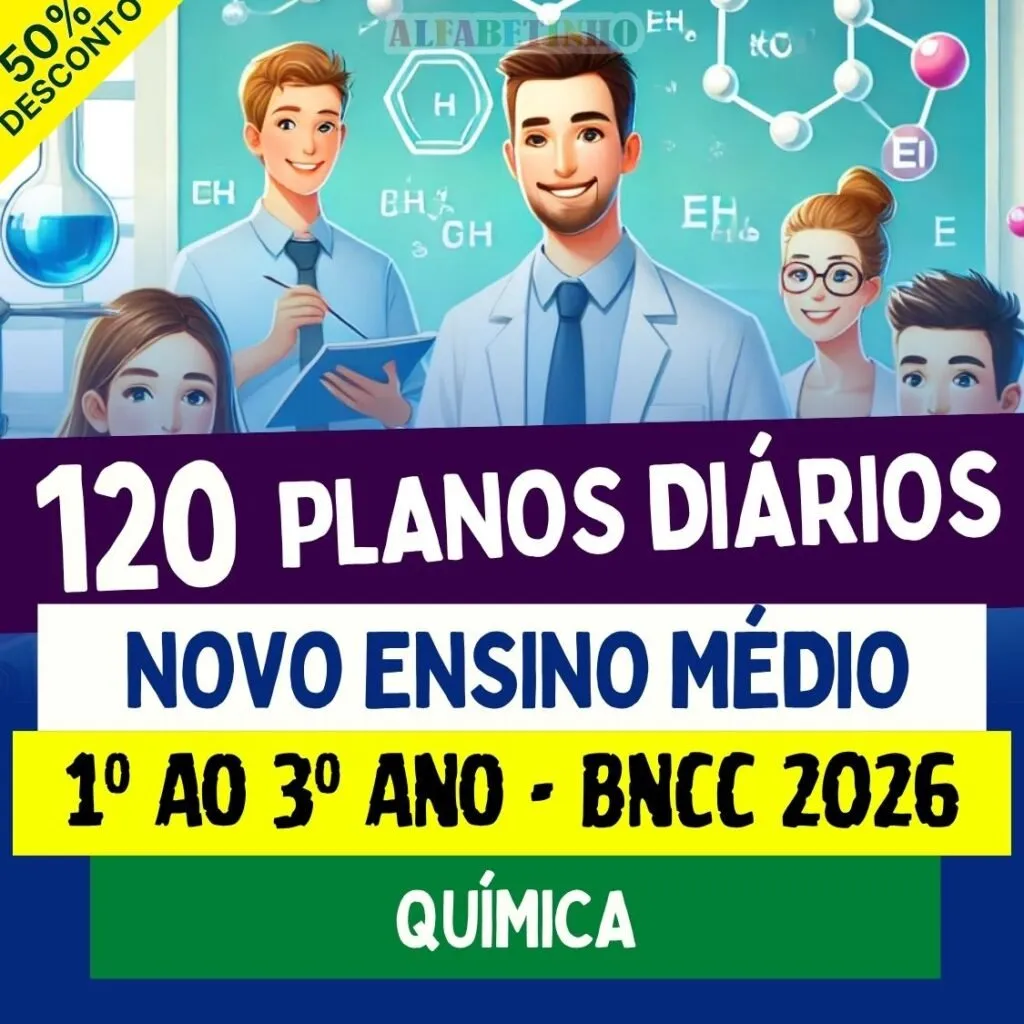 PLANOS DIÁRIOS - QUÍMICA - Ensino Médio - BNCC 2026