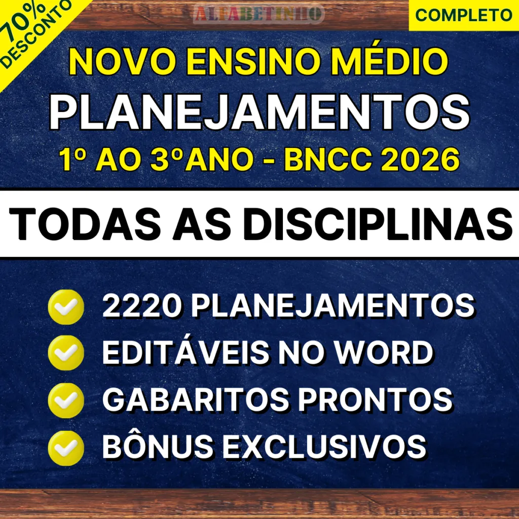 Kit Completo — Ensino Médio conforme a BNCC