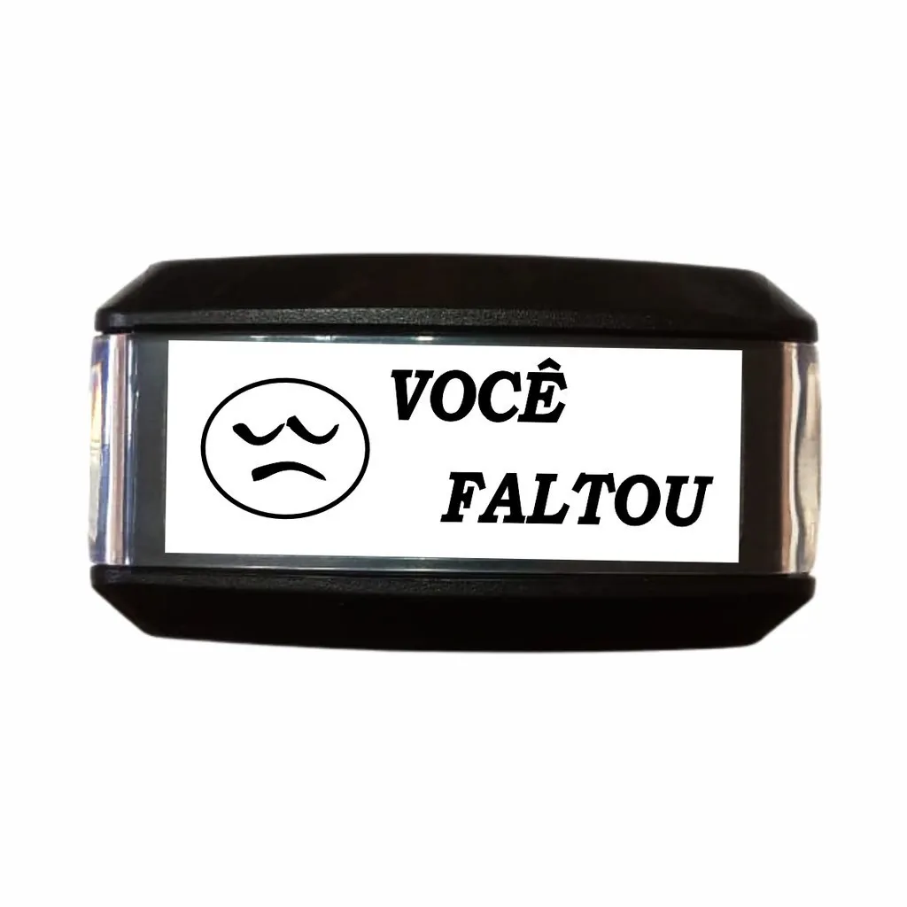 Carimbo Pedagógico Autoentintado Você Faltou para Professores Usar em Correção de Faltas e Comunicações com Pais