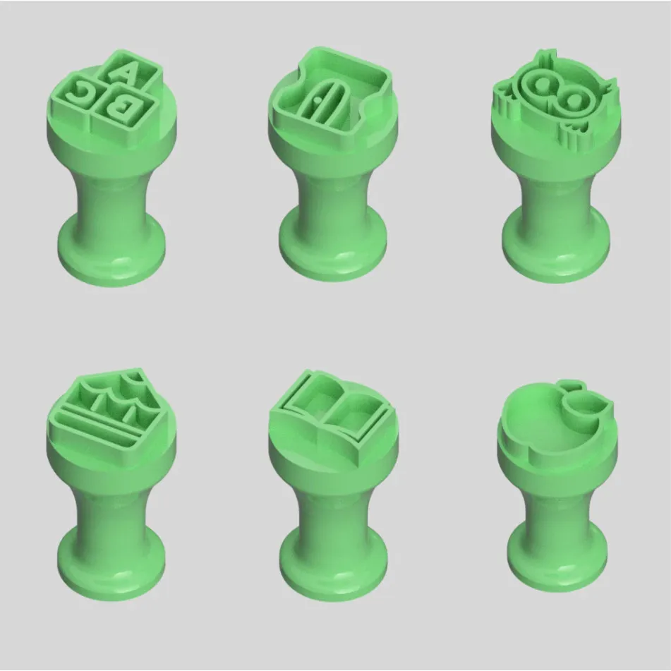 Kit 6 Carimbos Pedagógicos Brigadeiro para Avaliação e Incentivo na Sala de Aula - Professores Educação Infantil e Fundamental