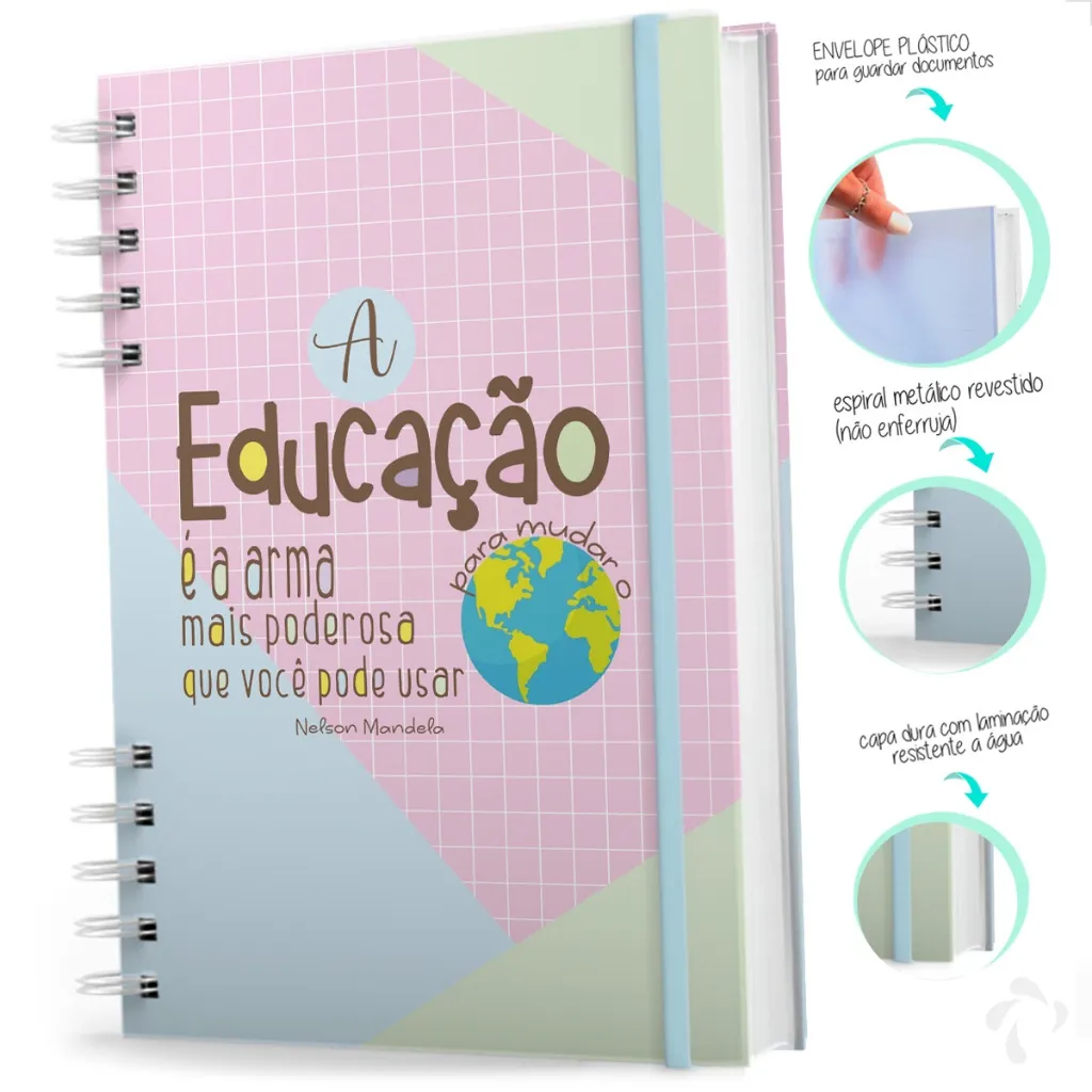 Planner Semanal para Professores Planejamento Escolar Diário Organização de Aulas e Atividades Pedagógicas